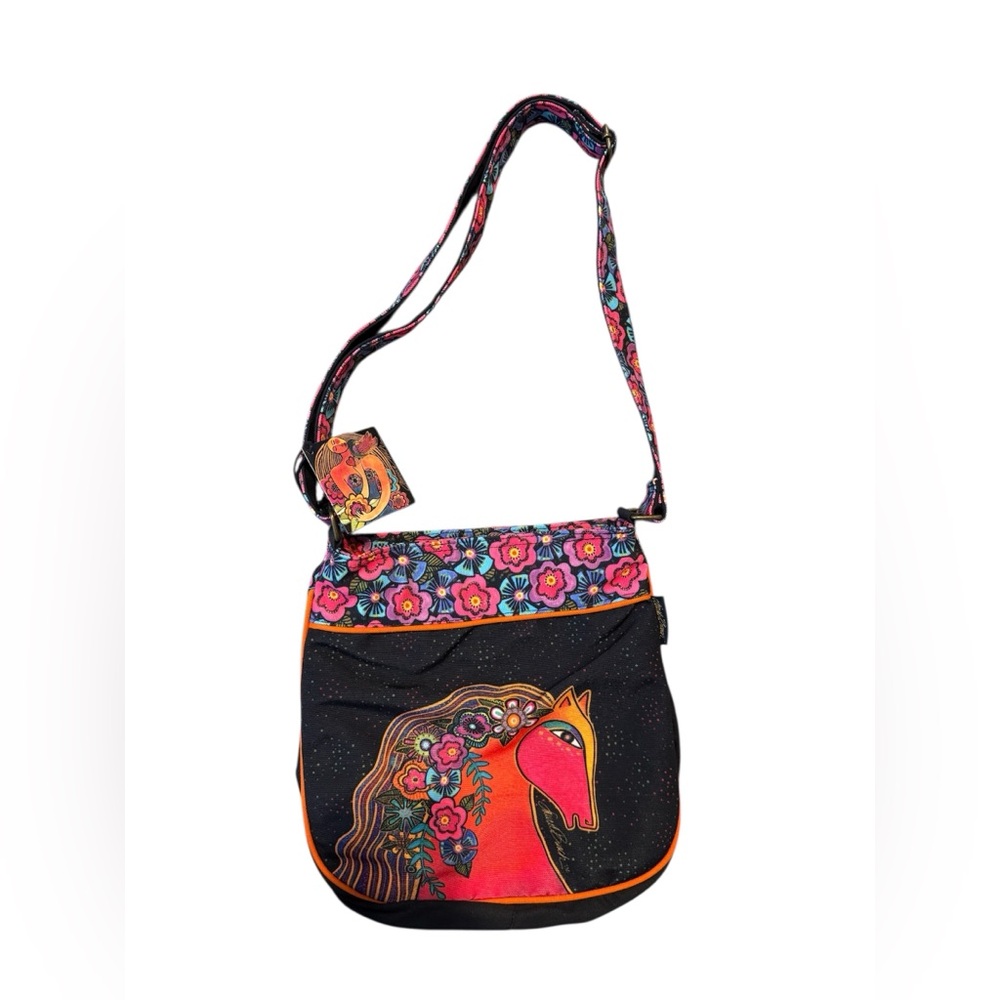 Laurel Burch Horse Design Crossbody Bag